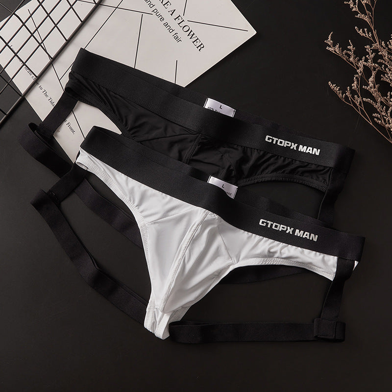 Image of men’s erotic shapewear vs underwear gay low rise panties new sexy double thong swim bottoms fashion briefs men - Sexy